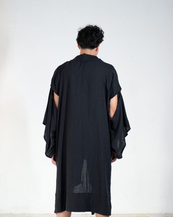 Kimono Liso Puxadinho Preto - Image 2